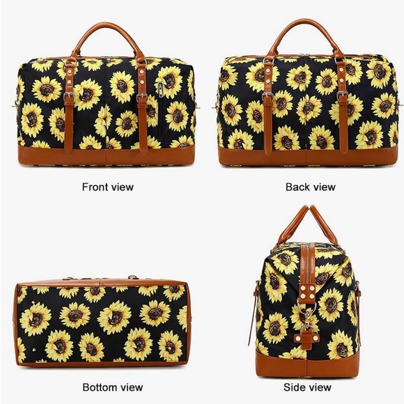 Weekender Duffel Bag Sunflower-Black - Picture 3 of 7